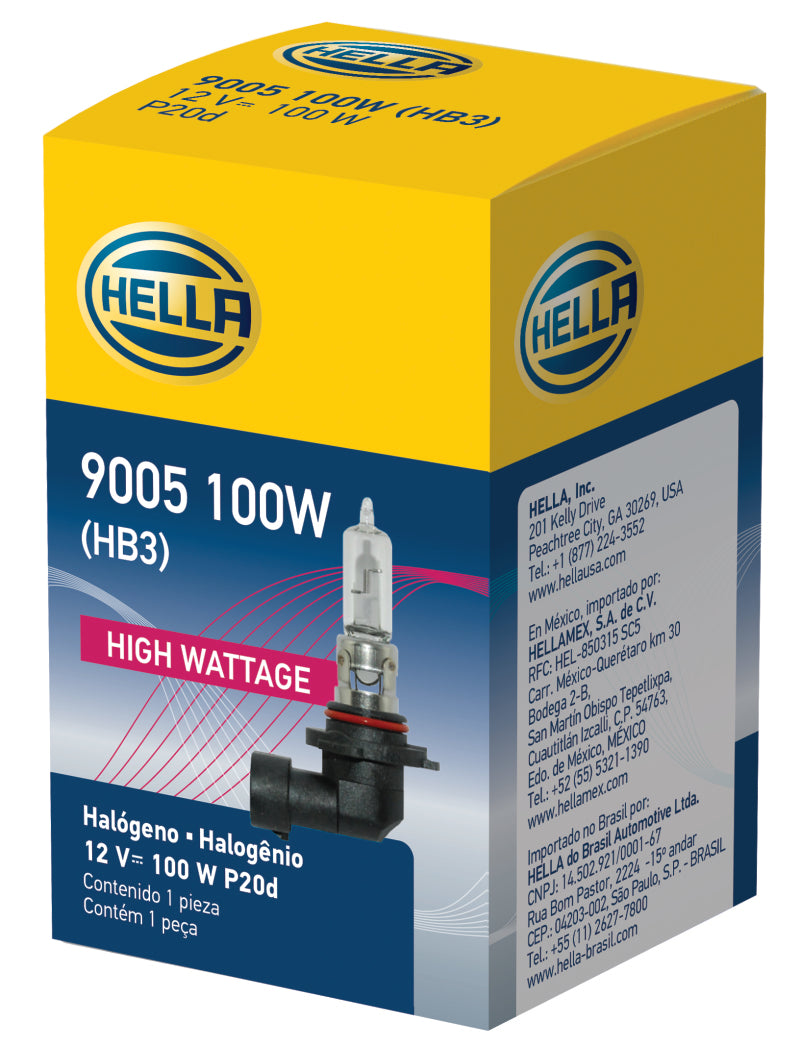 Load image into Gallery viewer, Hella 9005/HB3 12V 100W P20d T4 Halogen Bulb
