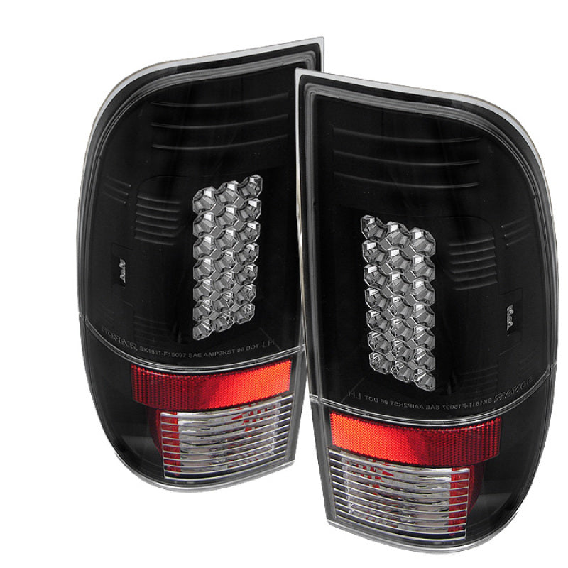 Load image into Gallery viewer, Spyder Ford F150 side 97-03/F250/350/450 Super Duty 99-07 LED Tail Lights Blk ALT-YD-FF15097-LED-BK
