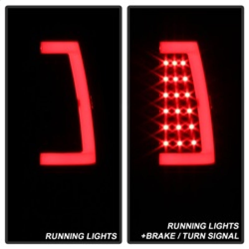 Load image into Gallery viewer, xTune Chevy Silverado 1500/2500/3500 99-02 / Version 3 Tail Lights Black ALT-ON-CS99V3-LBLED-BK
