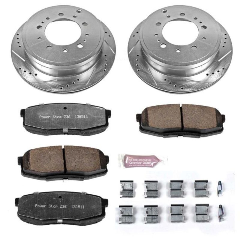 Load image into Gallery viewer, Power Stop 08-11 Lexus LX570 Rear Z36 Truck &amp; Tow Brake Kit
