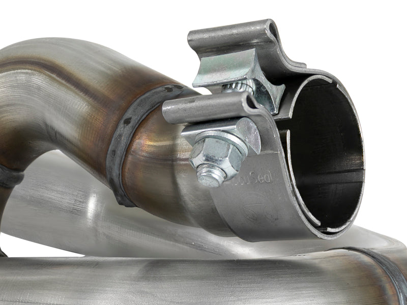 Load image into Gallery viewer, aFe POWER Twisted Steel Loop Relocation Pipe 2018 Jeep Wrangler (JL) V6-3.6L
