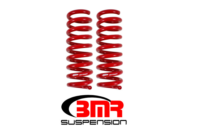 Load image into Gallery viewer, BMR 16-17 6th Gen Camaro V8 Rear Performance Version Lowering Springs - Red
