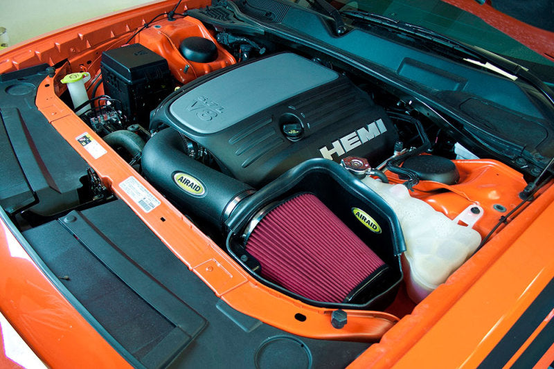 Load image into Gallery viewer, Airaid 11-14 Dodge Charger/Challenger MXP Intake System w/ Tube (Dry / Red Media)
