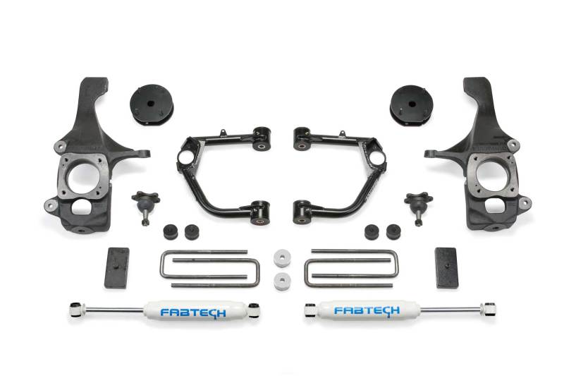 Load image into Gallery viewer, Fabtech 07-15 Toyota Tundra 2WD/4WD 4in Budget UCA System w/Rear Perf. Shocks
