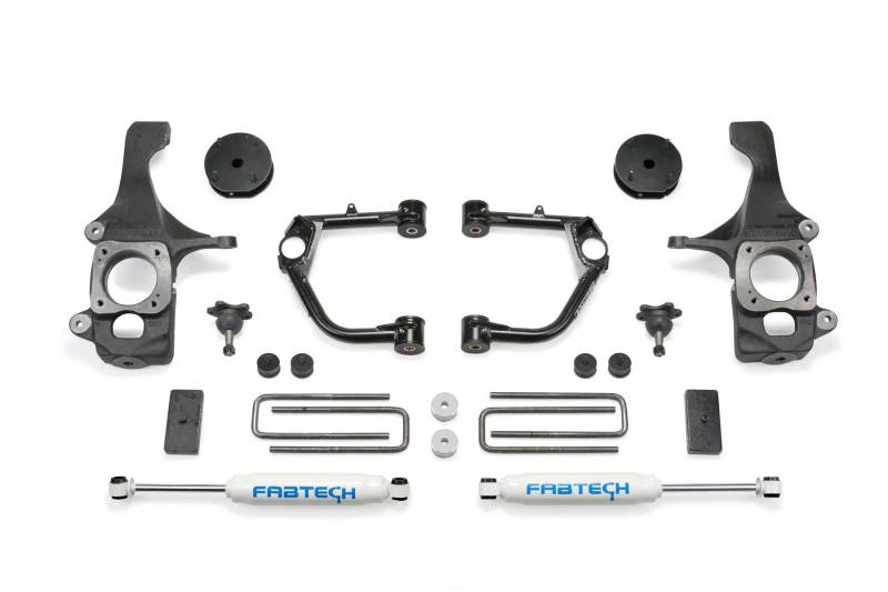 Load image into Gallery viewer, Fabtech 16-19 Toyota Tundra 2WD/4WD 4in Budget UCA System w/Rear Perf. Shocks
