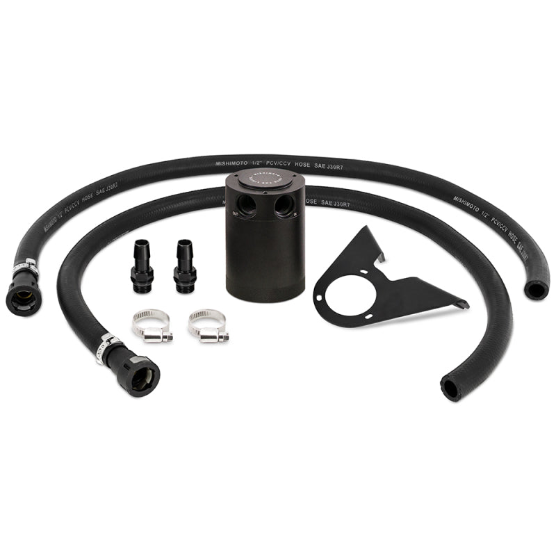 Load image into Gallery viewer, Mishimoto 2021+ Ford Bronco 2.3L Baffled Oil Catch Can - PCV Side - Black
