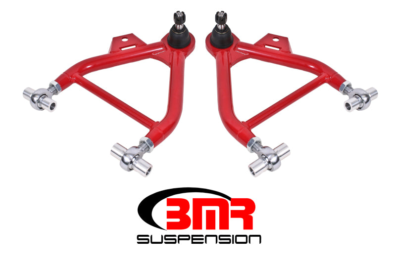 Load image into Gallery viewer, BMR 79-93 Fox Mustang Lower A-Arms (Coilover Only) w/ Adj. Rod End and STD. Ball Joint - Red
