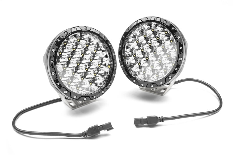 Load image into Gallery viewer, Rugged Ridge Universal 7in. Round LED Driving Light - Pair
