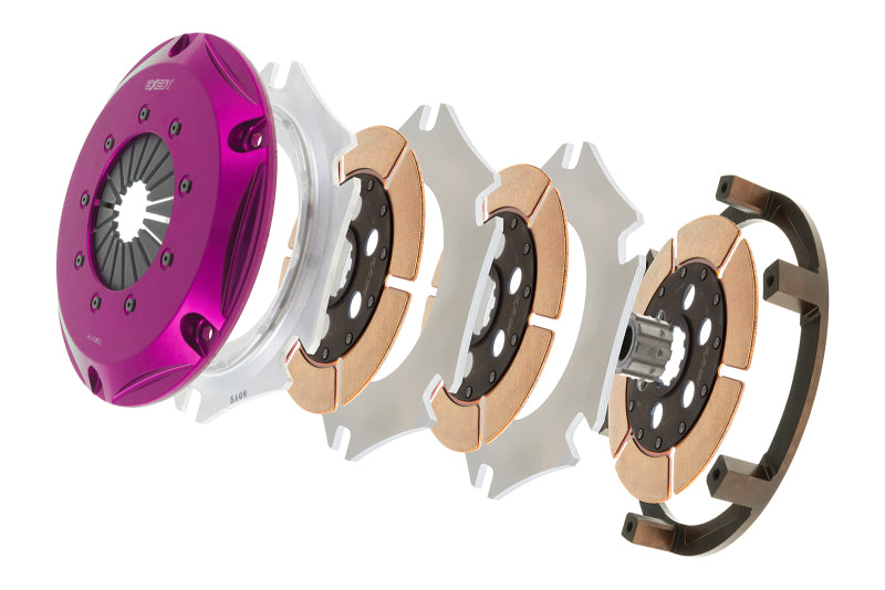 Load image into Gallery viewer, Exedy Universal Builder Series Triple Metallic Clutch Does NOT Incl FW Req. Custom Clutch Actuation

