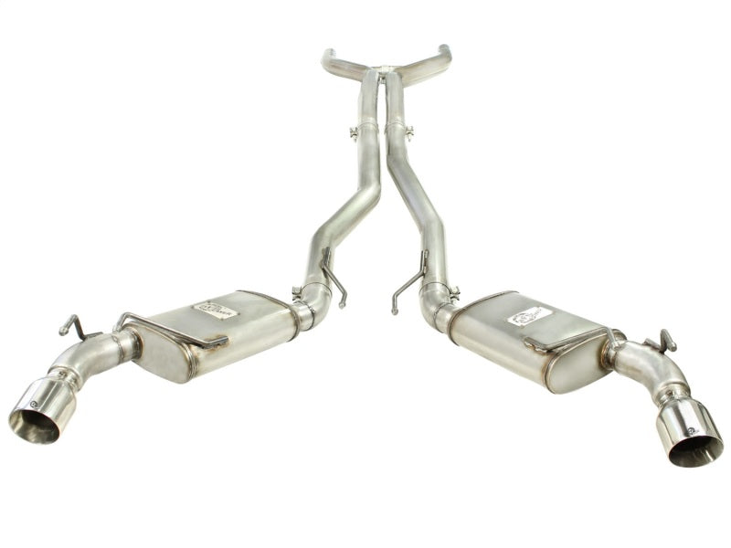 Load image into Gallery viewer, aFe MACHForce XP Exhaust 3in Stainless Stee CB/10-13 Chevy Camaro V8-6.2L (td) (pol tip)
