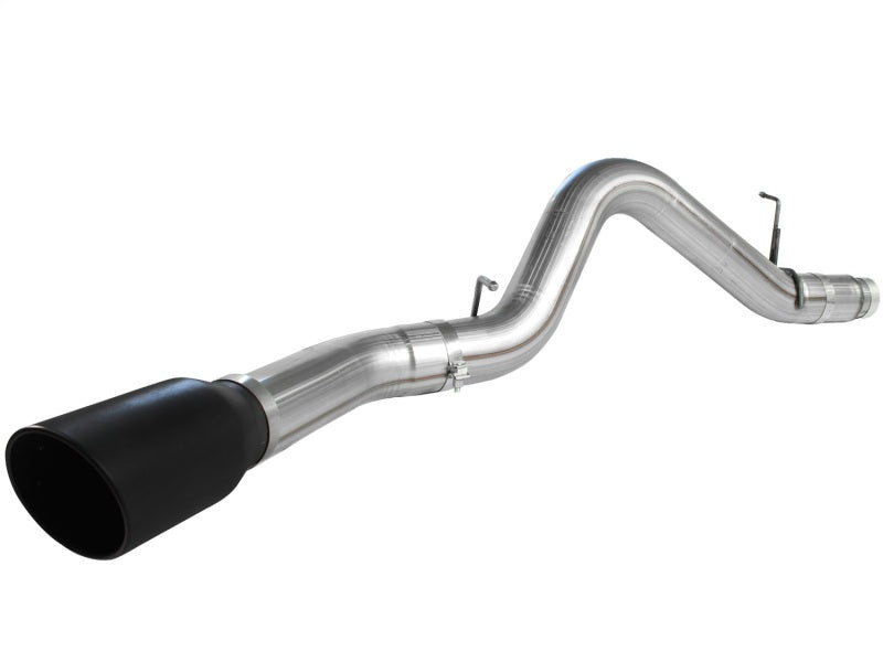 Load image into Gallery viewer, aFe MACHForce XP Exhaust 5in DPF-Back SS 11-13 GM Diesel Trucks V8-6.6L (td) (LML) (Blk Tip)
