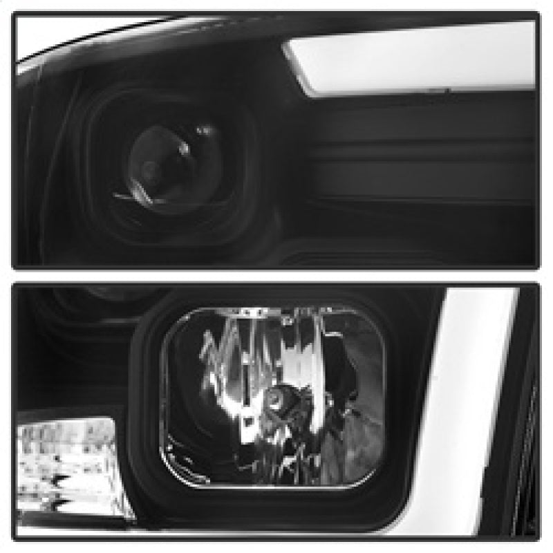 Load image into Gallery viewer, Spyder 09-16 Dodge Ram 1500 Version 2 Headlights Light Bar DRL Black PRO-YD-DR09V2-LBDRL-BK
