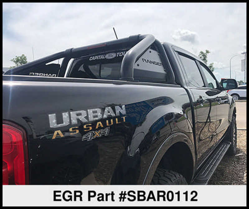 Load image into Gallery viewer, EGR 2019+ Ford Ranger Black Powder Coat S-Series Sports Bar (w/o Side Plates)
