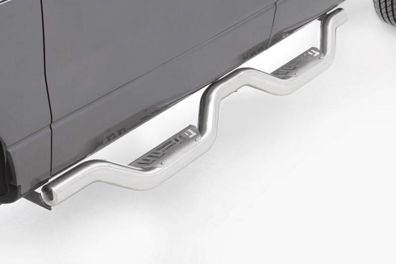 Load image into Gallery viewer, Lund 07-14 Chevy Silverado 2500 Ext. Cab Latitude Nerf Bars - Polished
