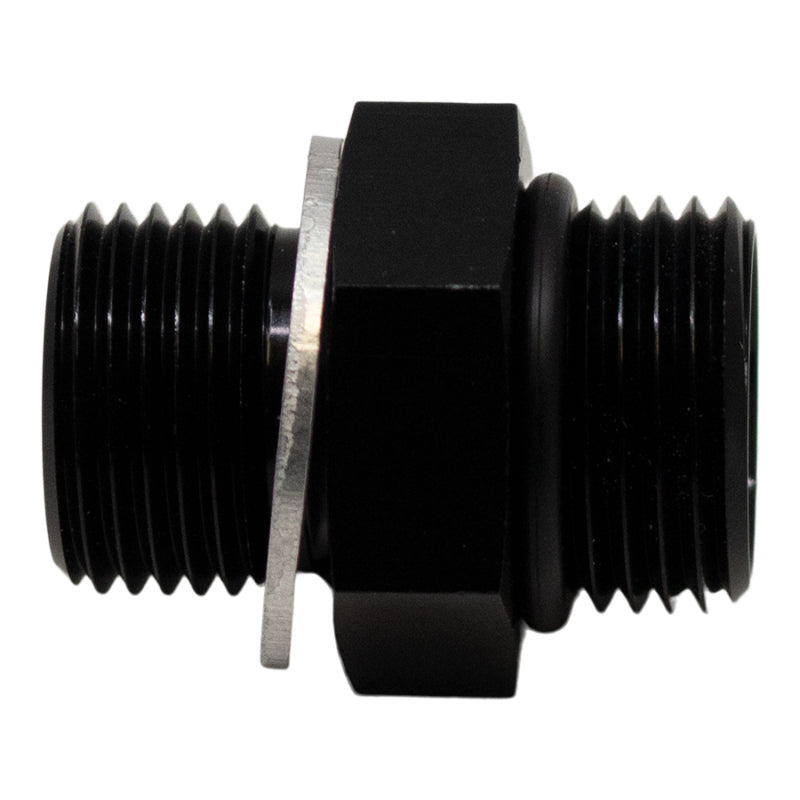 Load image into Gallery viewer, DeatschWerks 6AN ORB Male to M14 X 1.5 Metric Male (Incl O-Ring and Washer) - Anodized Matte Black
