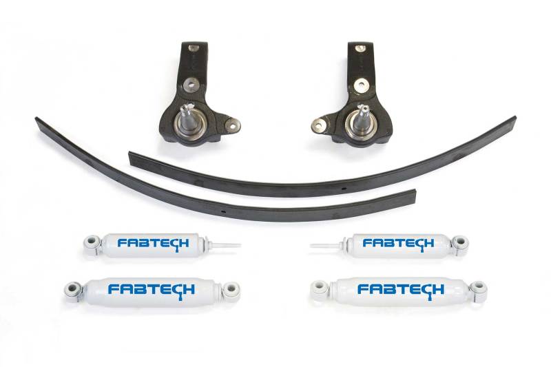 Load image into Gallery viewer, Fabtech 95.5-04 Toy Tacoma 5 Lug 2WD 3in Spindle Sys w/Perf Shks
