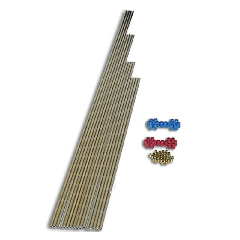 Load image into Gallery viewer, Nitrous Express 6 Cyl Tubing Kit (3 - 14in / 3 - 16in / 3 - 20in / 3 - 24in Tubing Incl B-Nuts)
