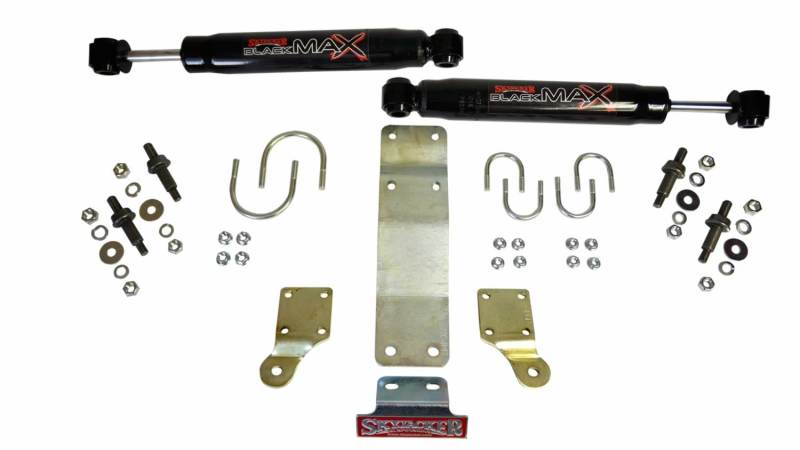 Load image into Gallery viewer, Skyjacker 2007-2017 Jeep Wrangler (JK/JKU) (Use w/ JK717TR) Dual Steering Damper Kit w/ Black Max
