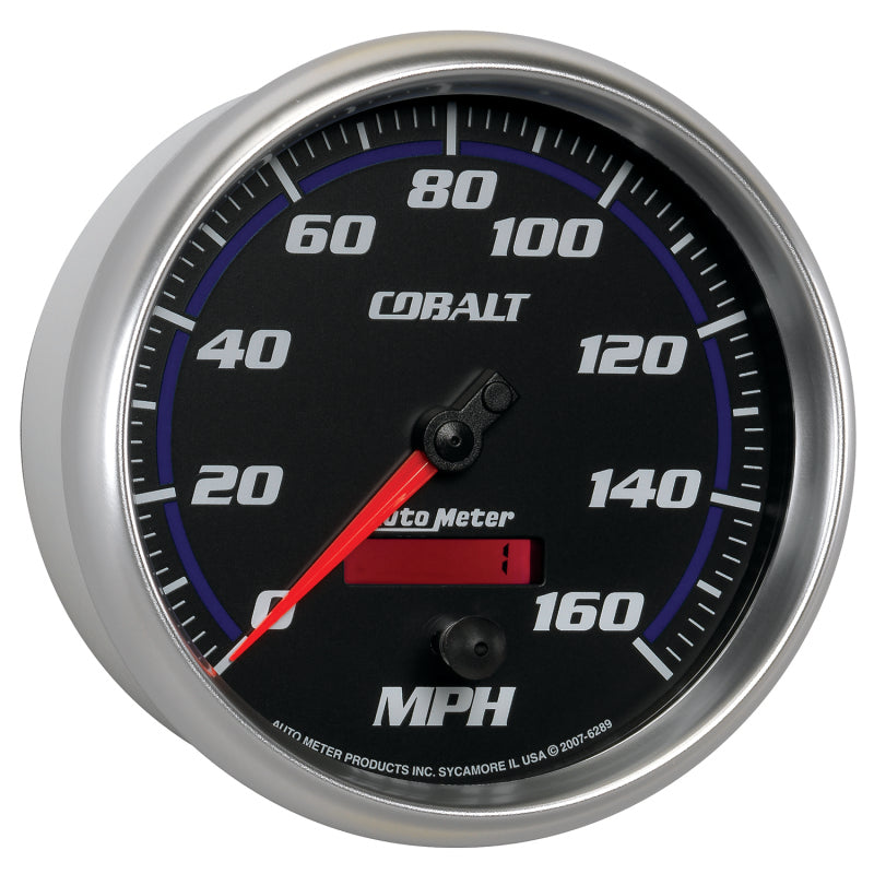 Load image into Gallery viewer, Autometer Cobalt 5in 160mph In-Dash Electronic Programmable Speedometer
