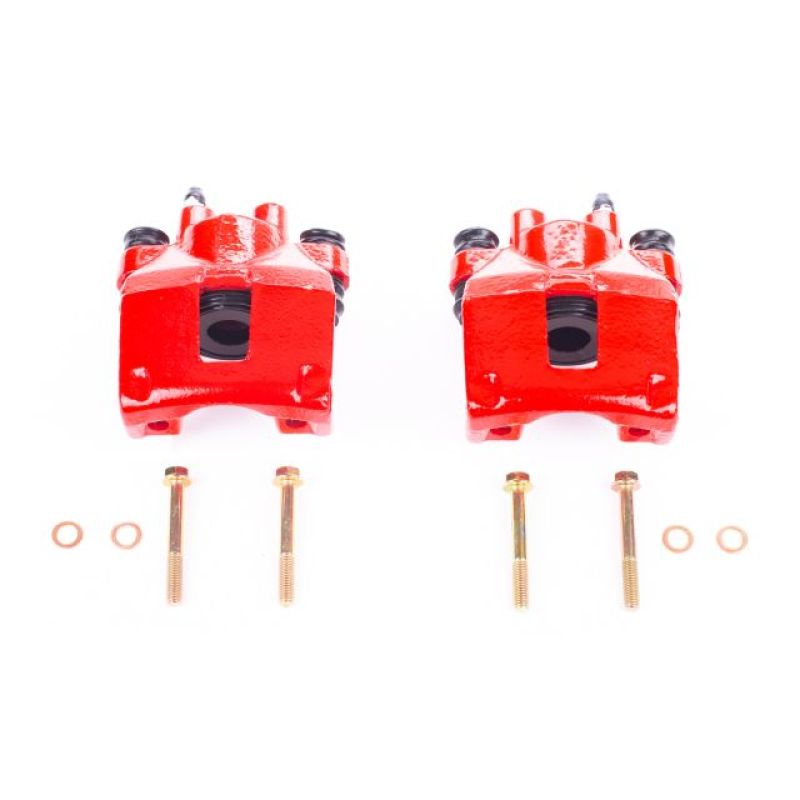 Load image into Gallery viewer, Power Stop 95-98 Jeep Grand Cherokee Rear Red Calipers w/o Brackets - Pair
