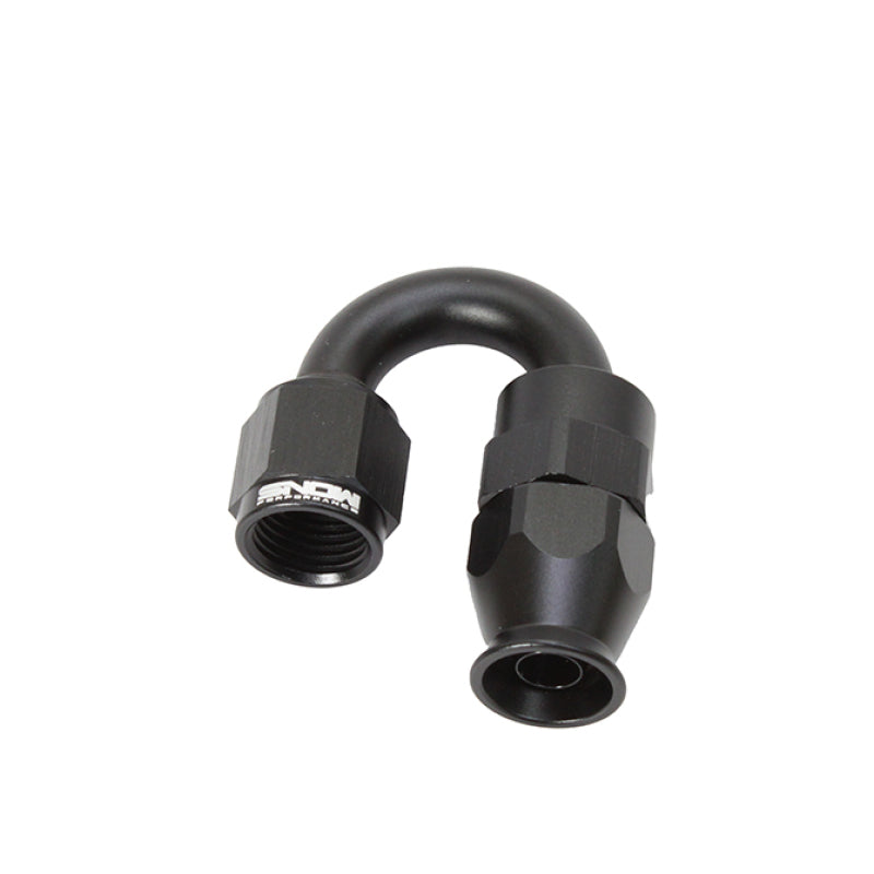 Load image into Gallery viewer, Snow -6AN 180 Degree PTFE Hose End (Black)
