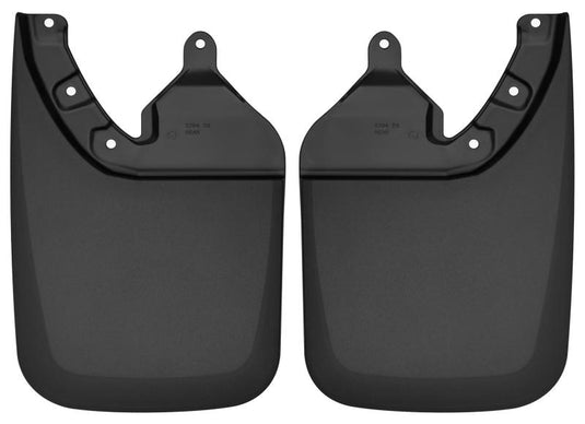 Husky Liners 2016 Toyota Tacoma w/ OE Fender Flares Custom Molded Rear Mud Guards - Black
