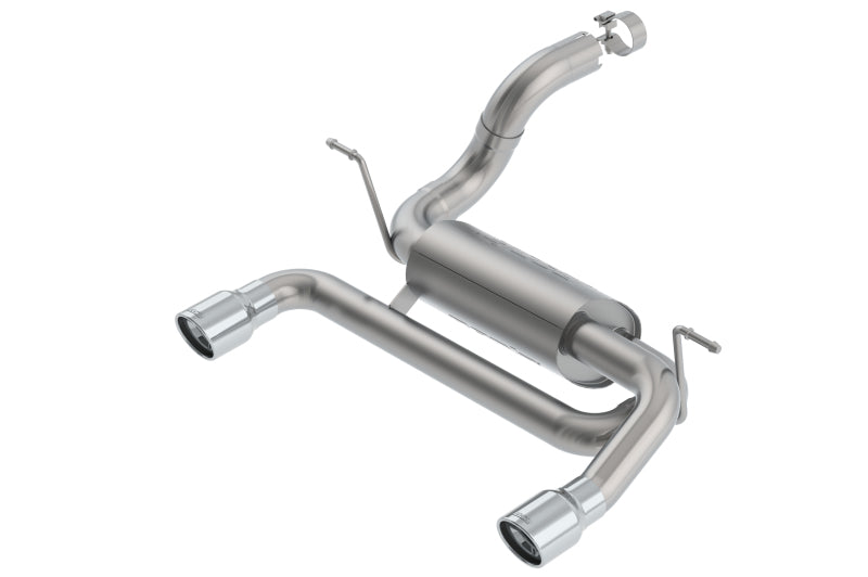 Load image into Gallery viewer, Borla 18-19 Jeep Wrangler JL/JLU 2.0L 4Cyl 2DR/4DR Axle Back Exhaust ATAK w/ 3.5in Tips
