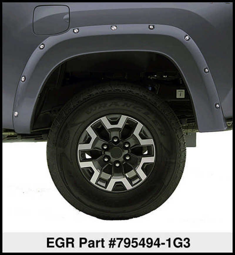 Load image into Gallery viewer, EGR 14+ Toyota Tundra Bolt-On Look Color Match Fender Flares - Set - MagneticGray
