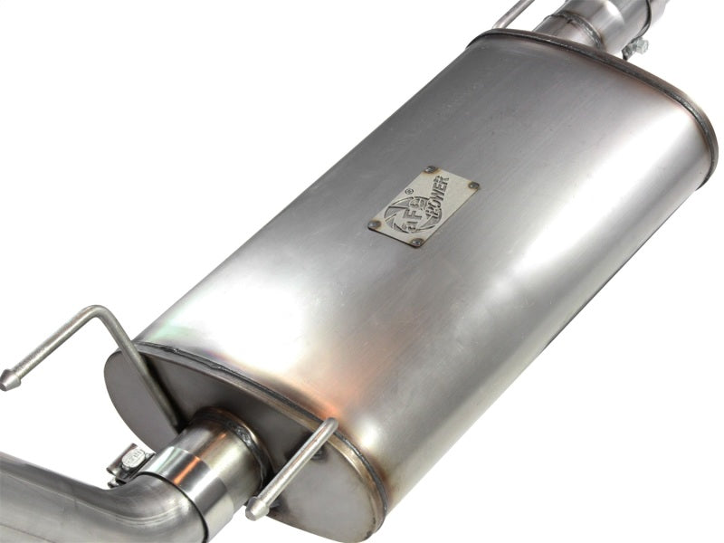 Load image into Gallery viewer, aFe MACH Force XP 3in Cat-Back Stainless Steel Exhaust System w/Black Tip Toyota Tacoma 13-14 4.0L
