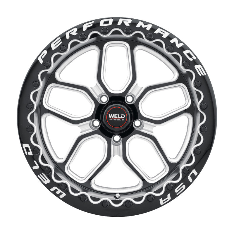 Load image into Gallery viewer, Weld S907 18X10 Laguna Beadlock 5X112 ET40 BS7.1 Gloss Black MIL Dia 78.1
