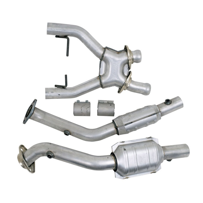 Load image into Gallery viewer, BBK 96-98 Mustang 4.6 Cobra High Flow X Pipe With Catalytic Converters - 2-1/2
