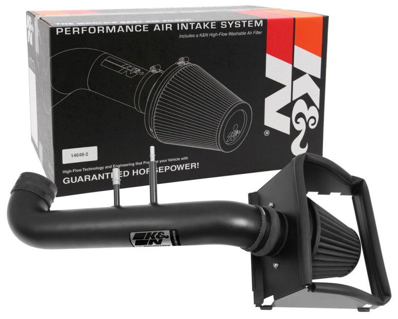 Load image into Gallery viewer, K&amp;N 2015 Ford F150 5.0L V8 Blackhawk Performance Intake Kit
