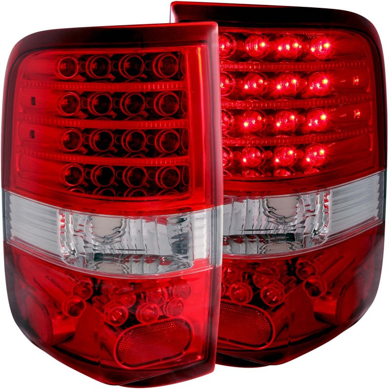 Load image into Gallery viewer, ANZO 2004-2008 Ford F-150 LED Taillights Red/Clear
