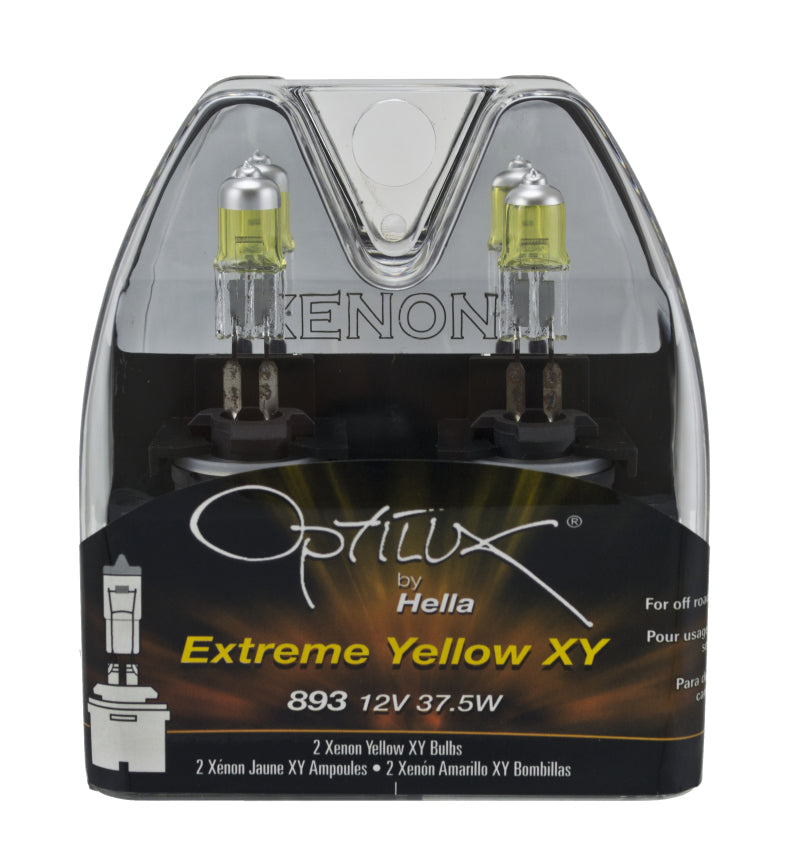Load image into Gallery viewer, Hella Optilux 893 12V 37.5W Extreme Yellow Bulbs (Pair)
