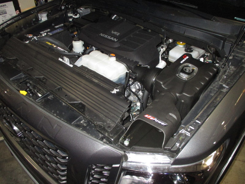 Load image into Gallery viewer, aFe Momentum GT Dynamic Air Scoop 17-19 Nissan Titan XD V8-5.6L
