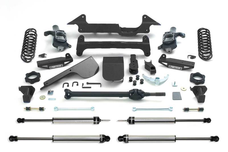 Load image into Gallery viewer, Fabtech 03-08 Hummer H2 Suv/Sut 4WD w/Rr Coil Springs 6in Perf Sys w/Dlss Shks
