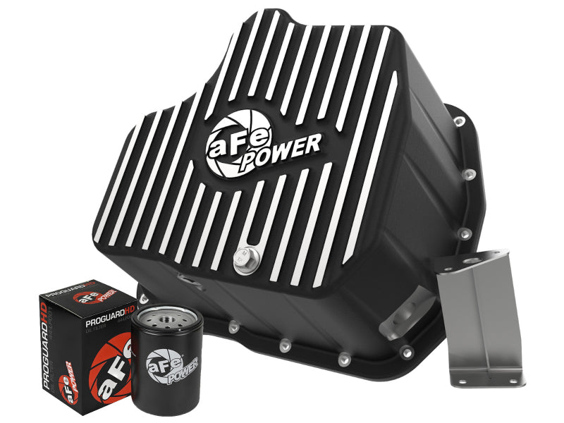 Load image into Gallery viewer, aFe Pro Series Deep Engine Oil Pan 11-16 GM Duramax V8-6.6L (td)
