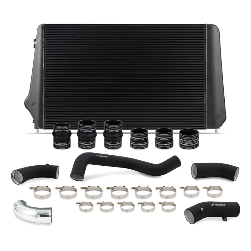 Load image into Gallery viewer, Mishimoto 17-19 GM L5P Duramax Intercooler Kit - Black w/ WBK Pipes
