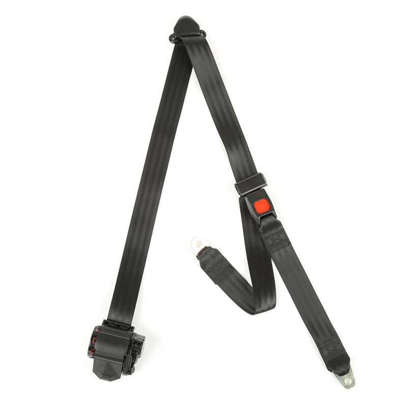 Load image into Gallery viewer, Omix Off Road Seat Belt Black 87-91 Wrangler YJ
