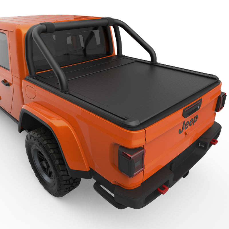 Load image into Gallery viewer, EGR 20-22 Jeep Gladiator RollTrac S-Series Black Powder Coated Sports Bar Jeep Gladiator
