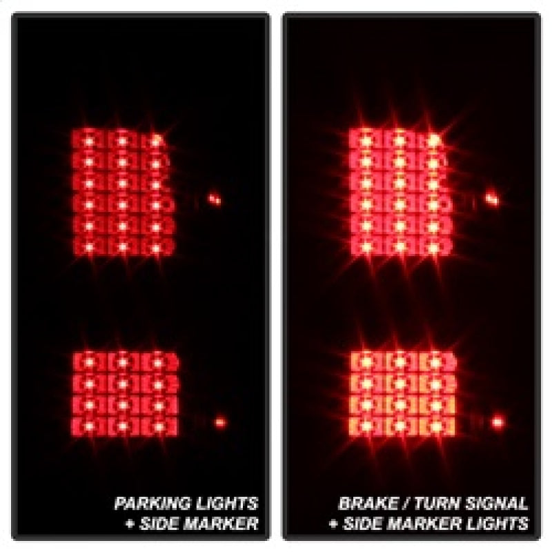 Load image into Gallery viewer, xTune Chevy 1500 14-16 / Silverado 2500HD/3500HD LED Tail Lights - Black Smoked ALT-JH-CS14-LED-BSM
