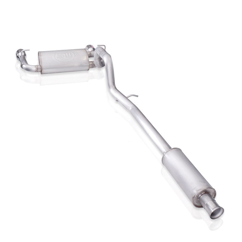 Load image into Gallery viewer, Stainless Works 2018+ Jeep Wrangler JL 304SS Factory Connect 2.5in Cat Back Exhaust System
