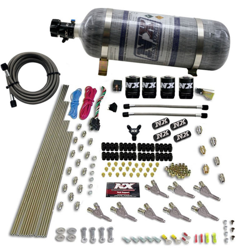 Load image into Gallery viewer, Nitrous Express Vortech Nozzle Nitrous Kit w/12lb Composite Bottle

