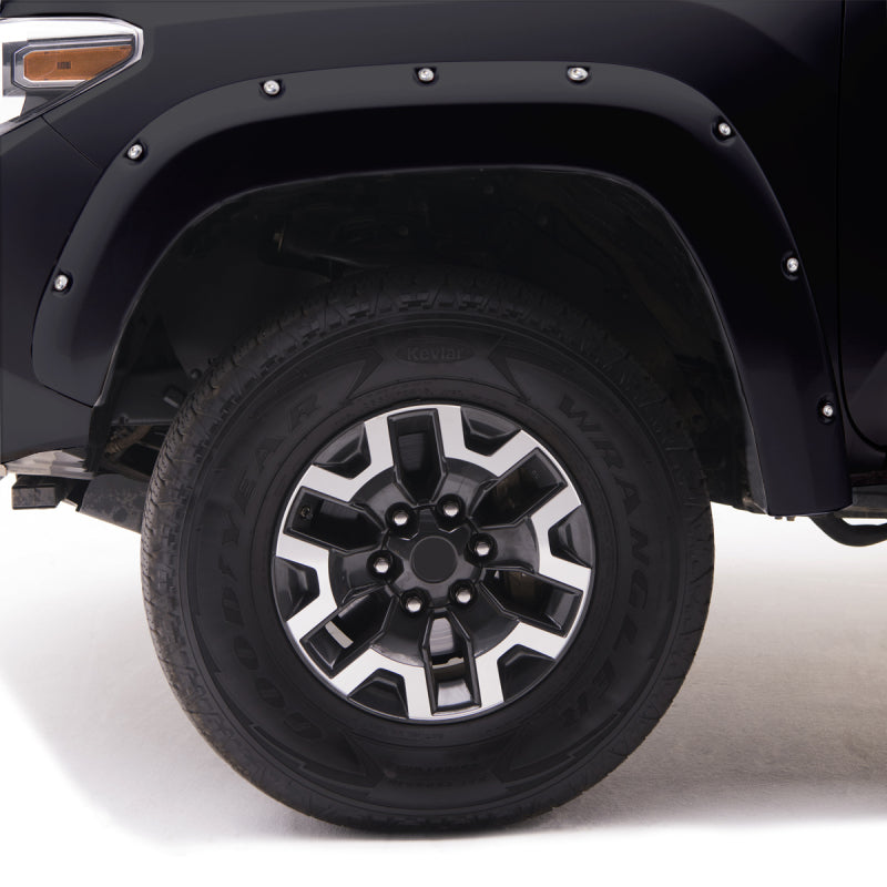 Load image into Gallery viewer, EGR 16+ Nissan Titan XD Bolt-On Look Color Match Fender Flares - Set - Black Metallic
