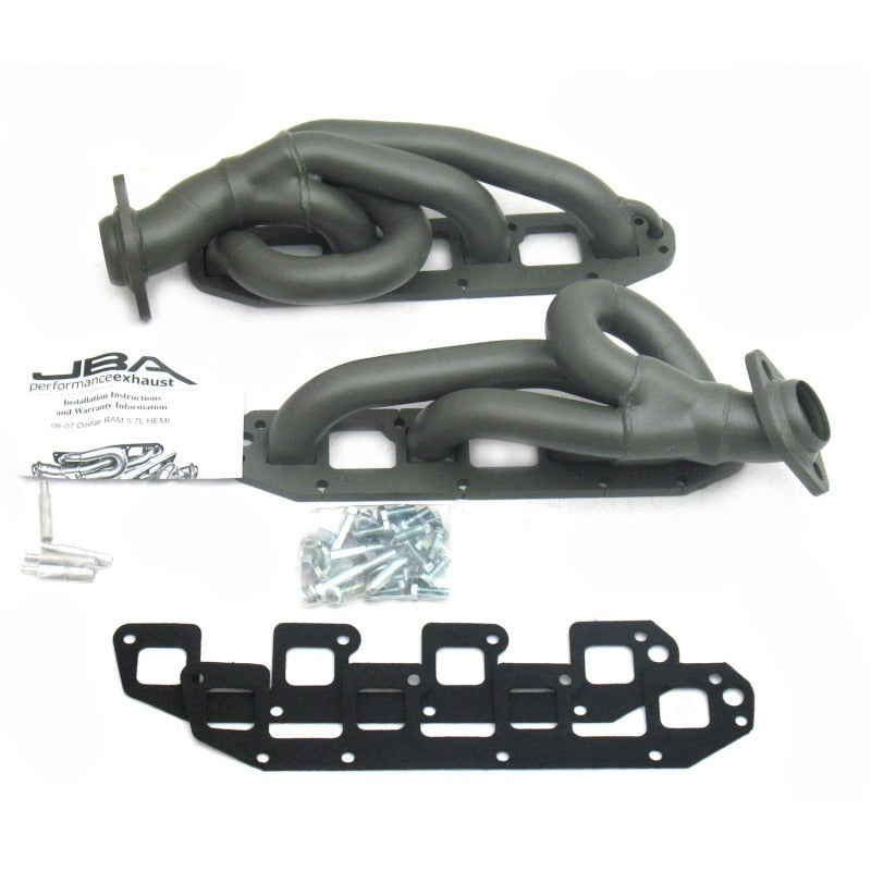 Load image into Gallery viewer, JBA 03-08 Dodge Ram 5.7L HEMI 1-5/8in Primary Ti Ctd Cat4Ward Header
