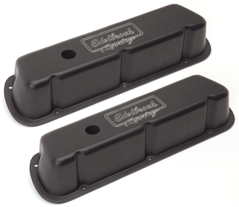 Load image into Gallery viewer, Edelbrock Valve Cover Victor Series Ford 289-302-351W CI V8 Low Black
