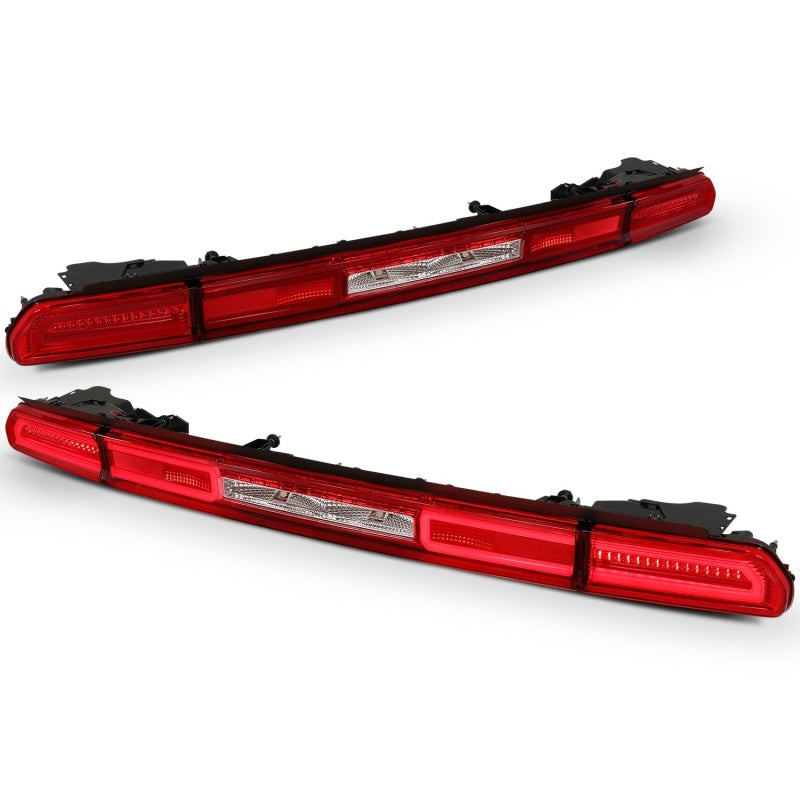 Load image into Gallery viewer, ANZO 08-10 Dodge Challenger LED Taillights - Red/Clear w/Sequential Turn Signal
