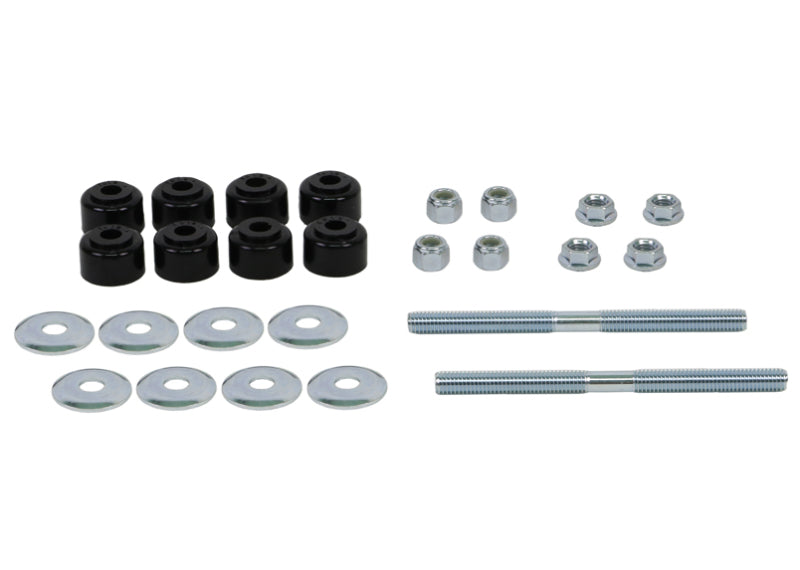 Load image into Gallery viewer, Whiteline Plus Universal Sway Bar Link Threaded Rod w/ Poly Bushes 140mm
