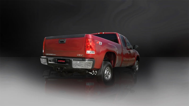Load image into Gallery viewer, Corsa 2011-2013 Chevrolet Silverado Ext. Cab/Std. Bed 2500 6.0L V8 Polished Sport Cat-Back Exhaust

