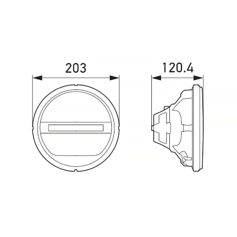 Load image into Gallery viewer, Hella Headlamp INSERT GR 1F8
